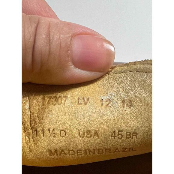 Sandro Moscoloni Berwyn Tan Leather Venetian‎ Classic Loafer Sz 11.5 - Picture 6 of 7